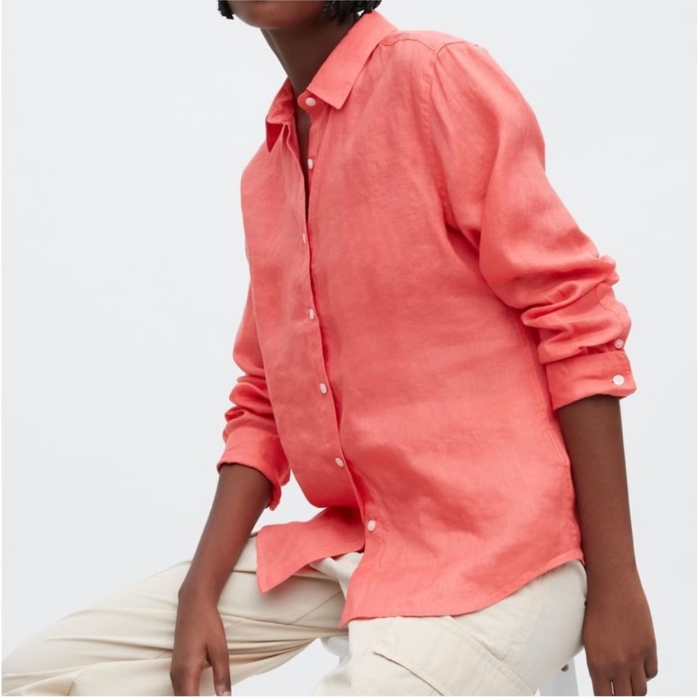 Uniqlo Premium Linen Sleeve Shirt